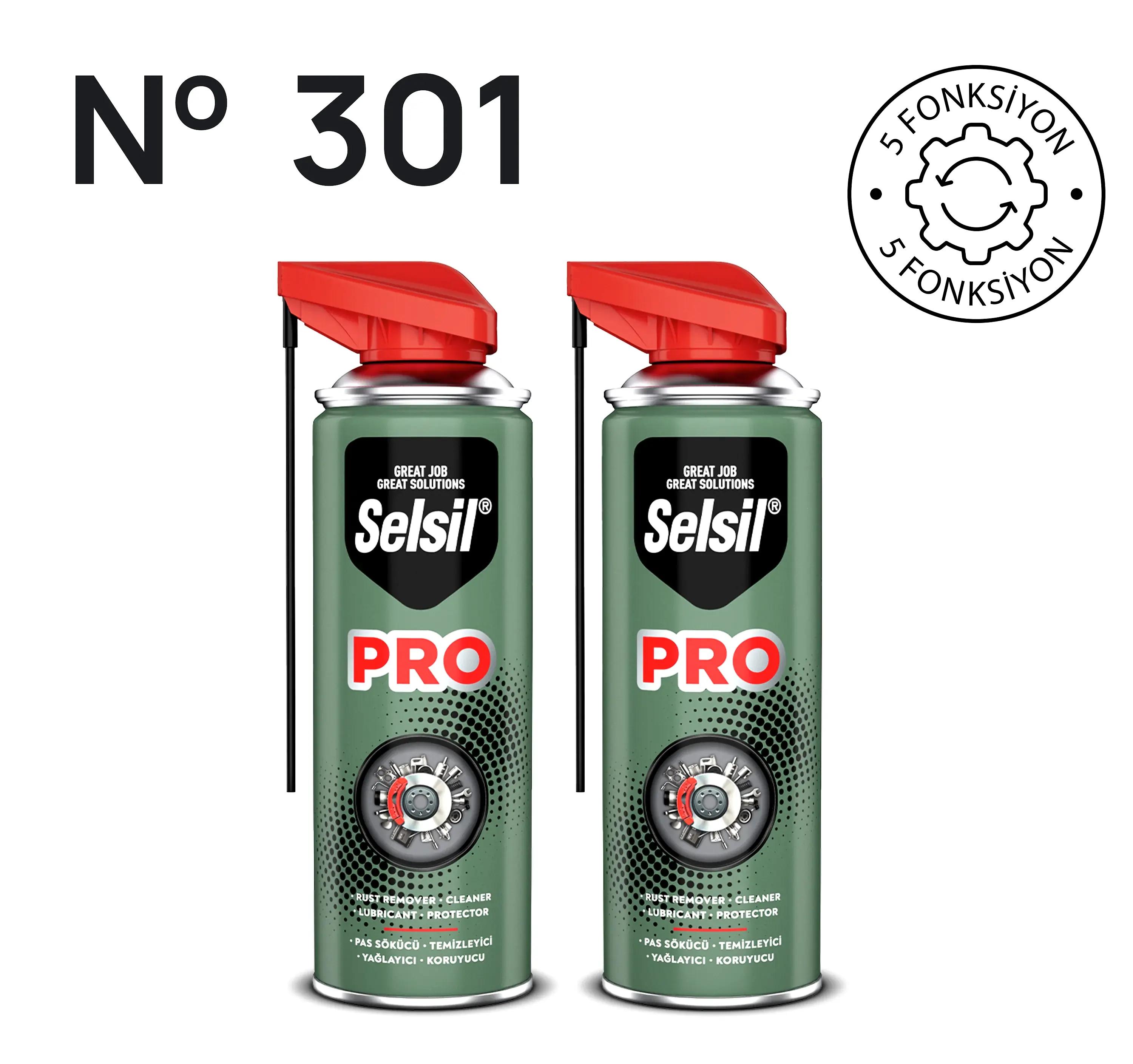 2 x Selsil PRO Kobra Başlık 400 ml