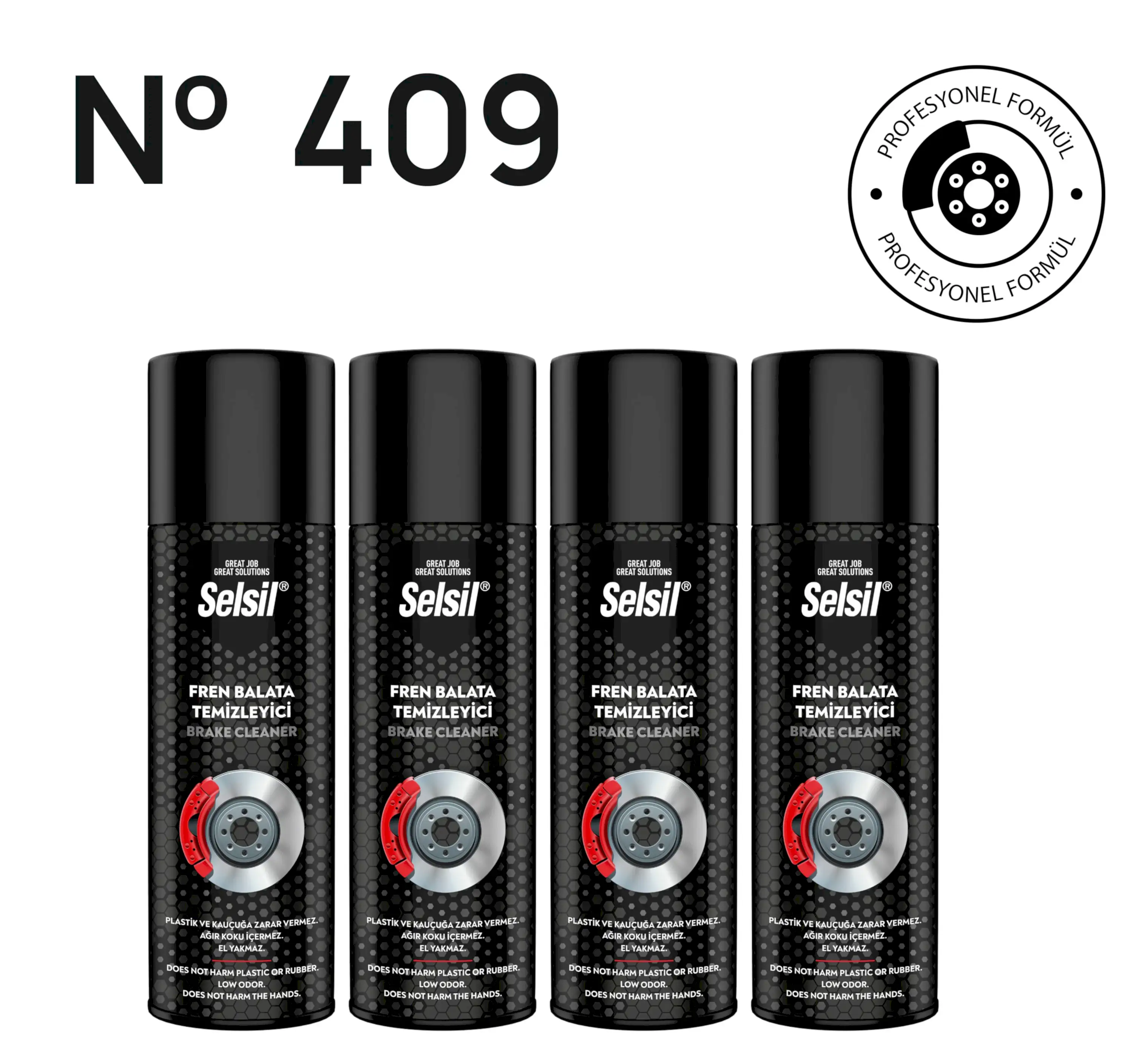 4 x Fren Balata Temizleyici 500ml