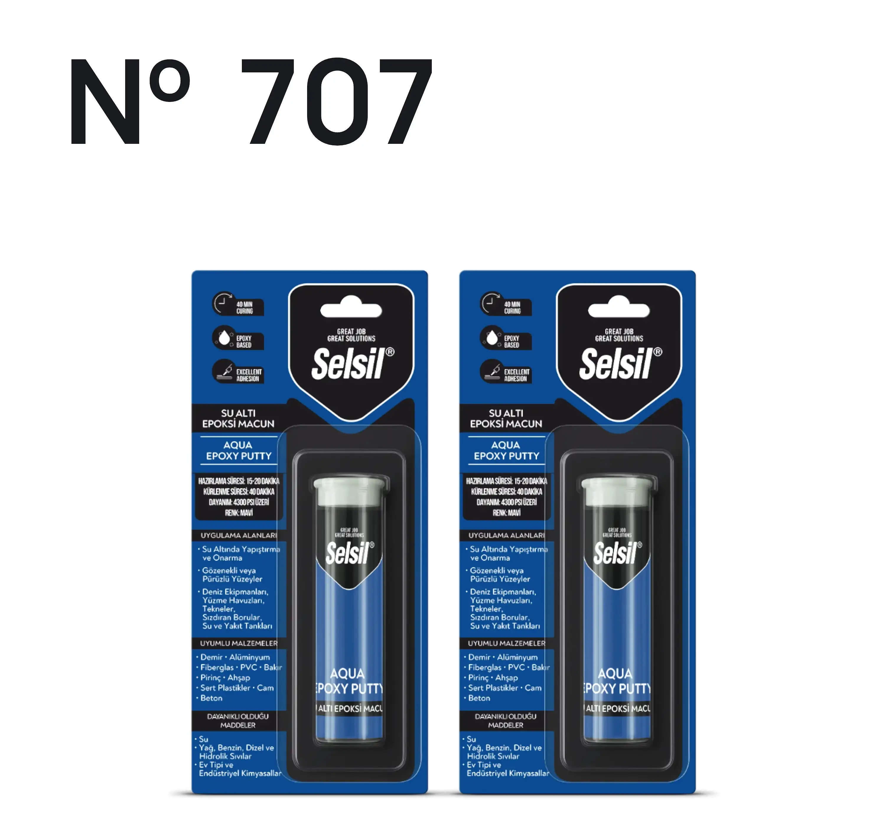 2 x Su Altı Epoksi Macun (57gr)