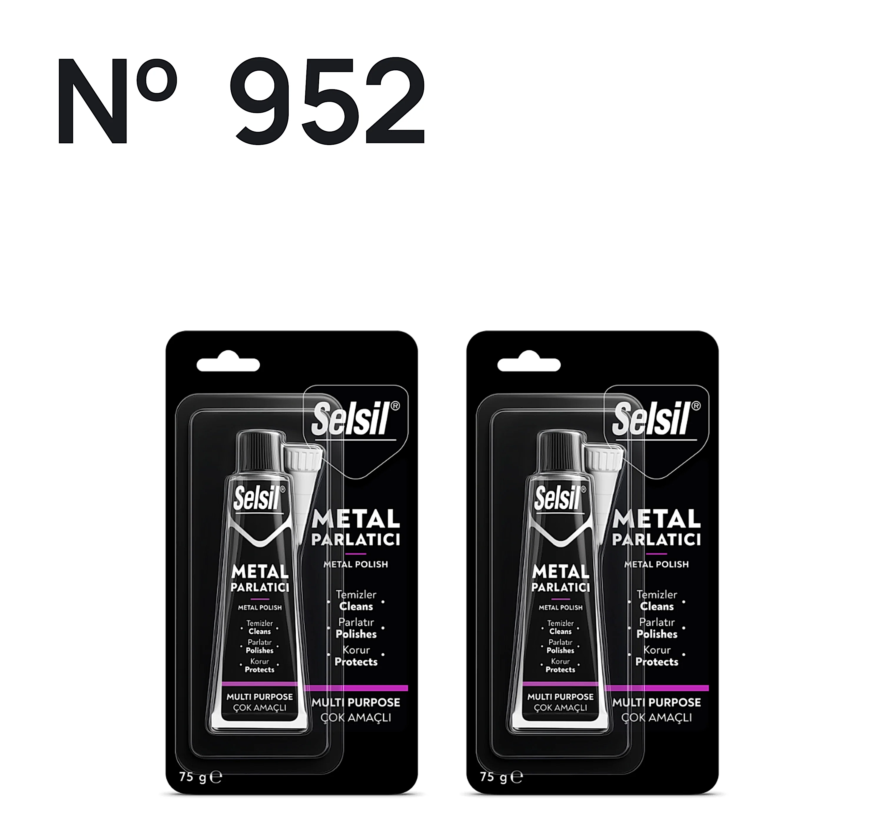 2 x Metal Parlatıcı 75gr